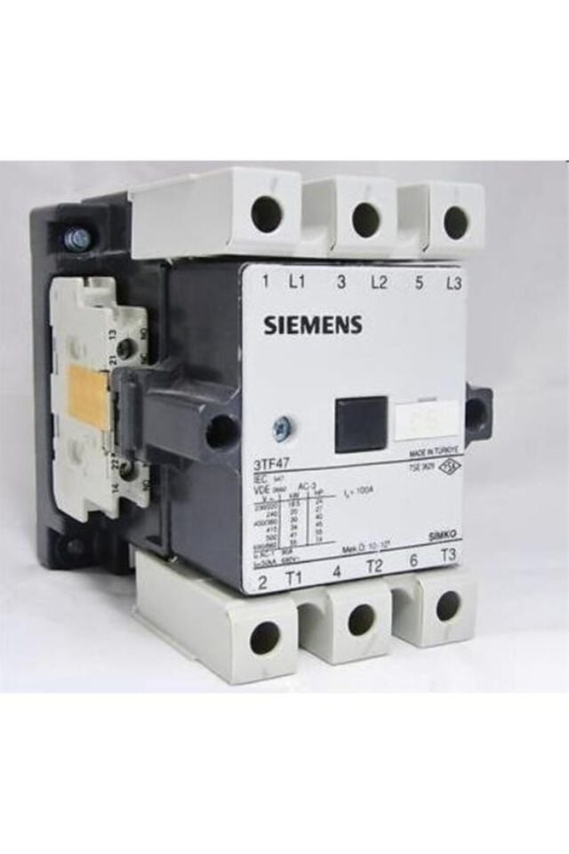 Siemens 3TF47 22-0AP0 30.5Kw 230Vac Kontaktör