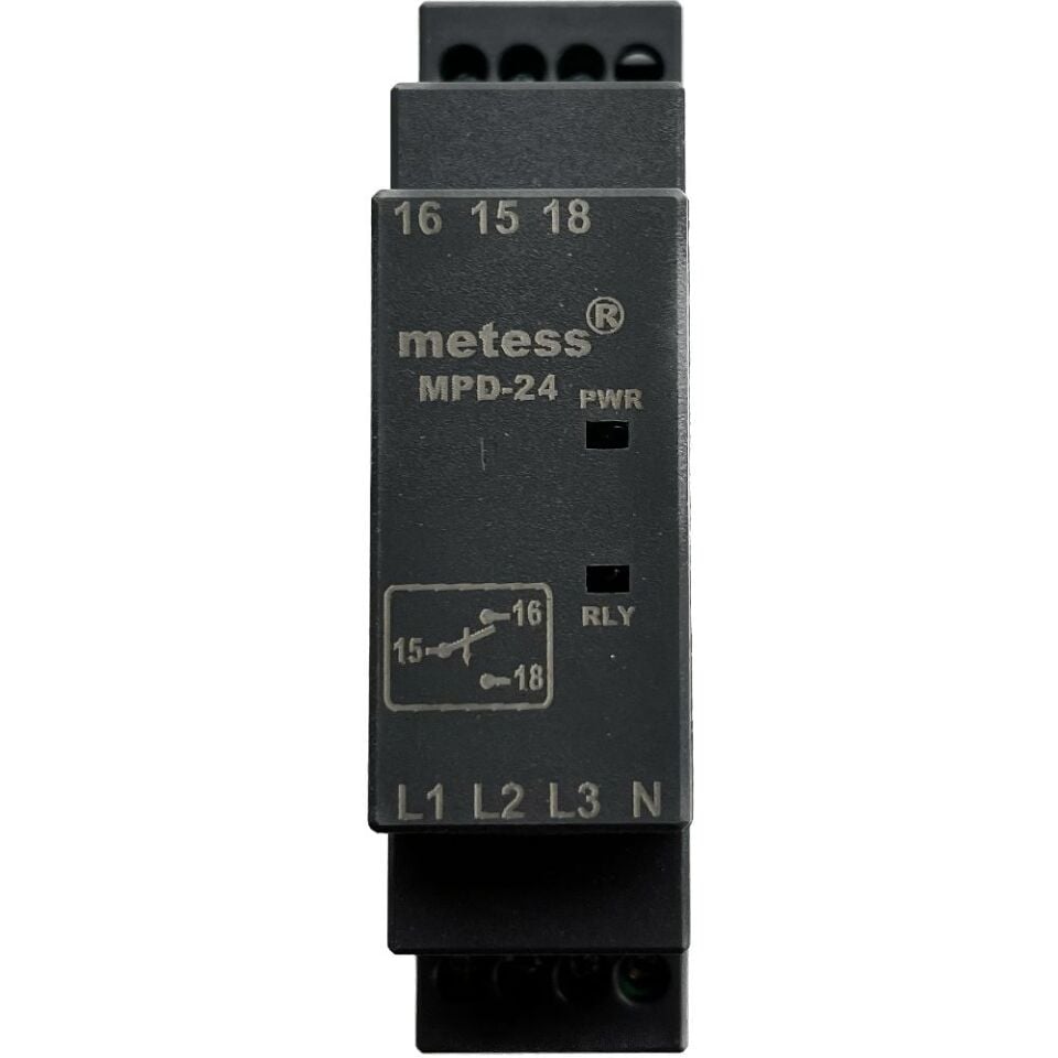Metess MPD-24 220V AC MAX:5A Motor Koruma Rölesi