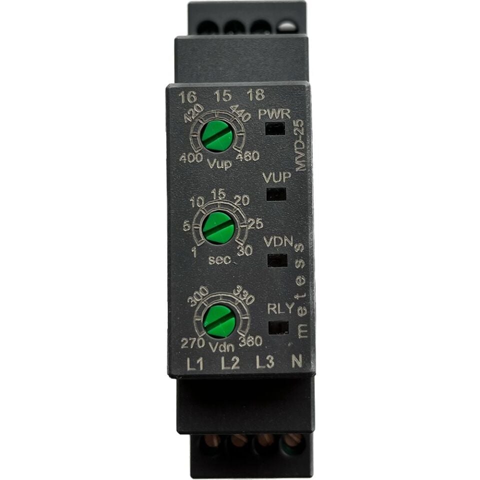 Metess MVD-25 Gerilim Kontrol Rölesi